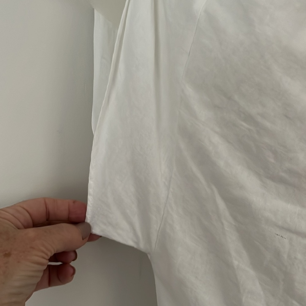 Zara linen blend asymmetrical dress - Picture 3 of 7